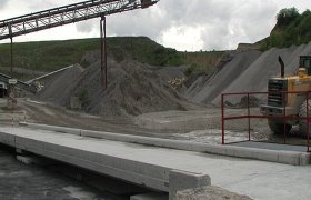 Aufstellfahrzeugwaage